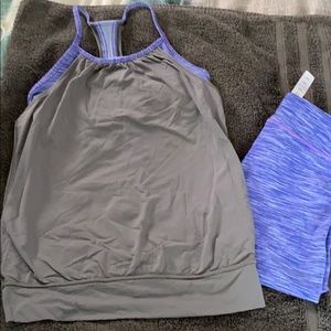 Ivivva by Lululemon Girls tank and capris